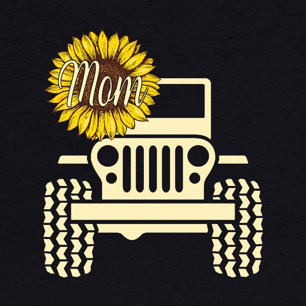 Jeep Sunflower Jeep Mom Jeep Women by Jane Sky